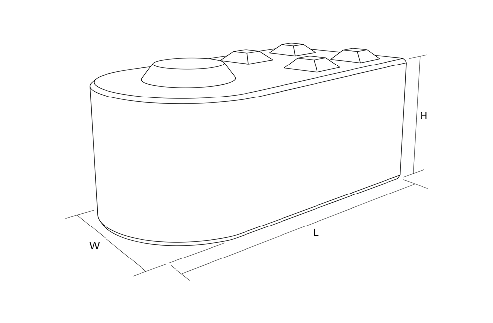R Bloc radial